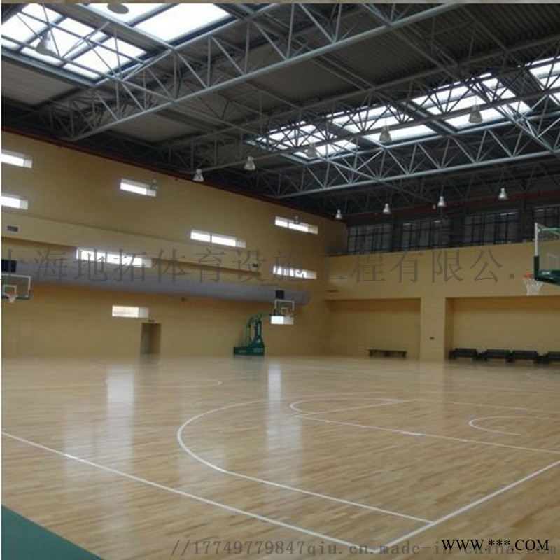 室內籃球館木地板 地拓體育木地板 減震木地板