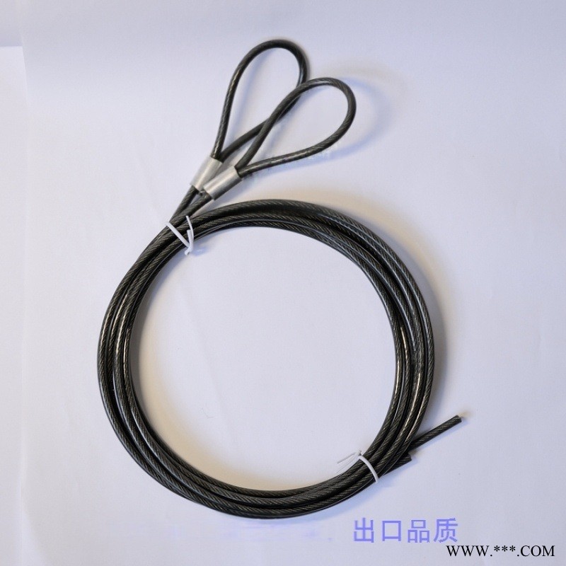 電腦鎖密碼鎖專用鋼絲繩，  電腦鎖涂塑鋼絲繩