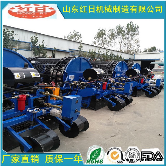 4UYC-1600半夏藥材挖掘機元胡收獲機 太子參紅薯藥材挖掘 洋姜收獲機 紅日機械撿石機 砂石分揀機 殘膜分選機
