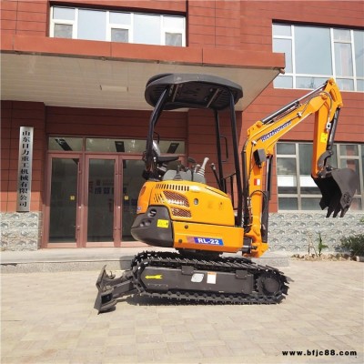 農村道路修建用日力重機 22小型挖掘機 超小鉤機 履帶挖土機 無尾挖掘機設計合理操作簡單