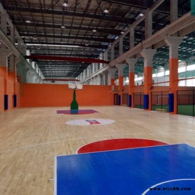 甘肅籃球館木地板 運動木地板 體育木地板曉琳廠家供應環保腦膜地板歡迎選購