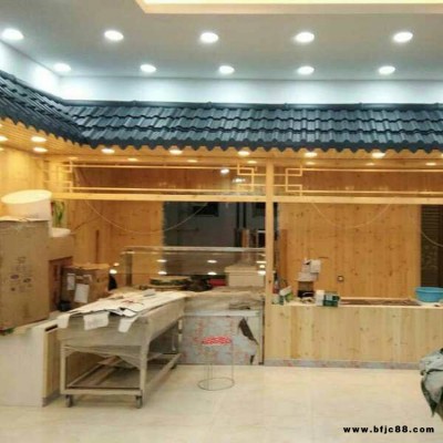 圓弧瓦 是光面合成樹脂瓦用于仿古裝飾瓦 凡美公司游船瓦, 顏色持久的亮面樹脂瓦