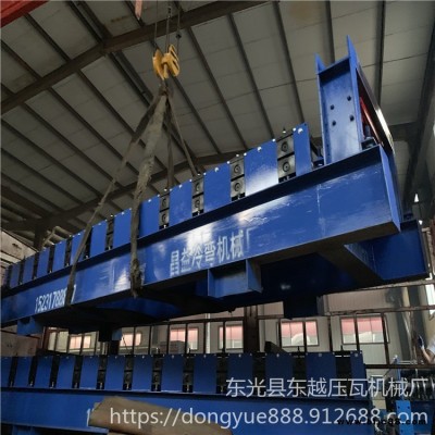 780大波浪橫掛板壓瓦機 橫掛墻板壓瓦機 彩鋼壓瓦機 外墻橫掛板設備 東越壓瓦機 可定做 質量上乘