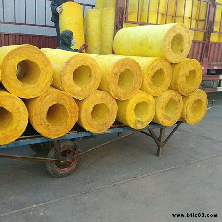 優(yōu)質(zhì)玻璃棉保溫管 A級防火玻璃棉纖維管 鋁箔防潮玻璃棉管