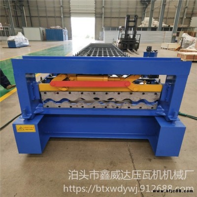 壓瓦機 全自動780型大圓弧設備 廠家直銷 780型外墻橫掛板設備 彩鋼瓦設備