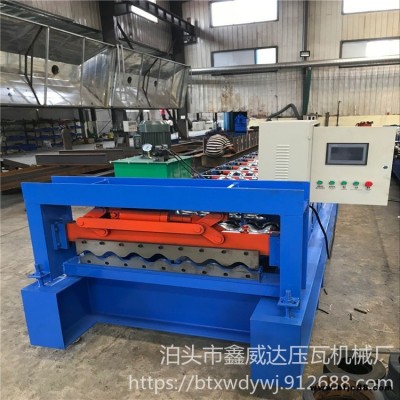 彩鋼大圓弧壓瓦機設備 全自動780型大圓弧設備 外墻橫掛板設備