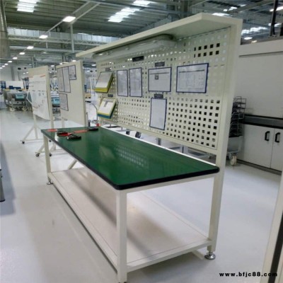 津南防靜電工作臺，佰納克不銹鋼包面工作臺，帶抽屜帶掛板工作臺廠家