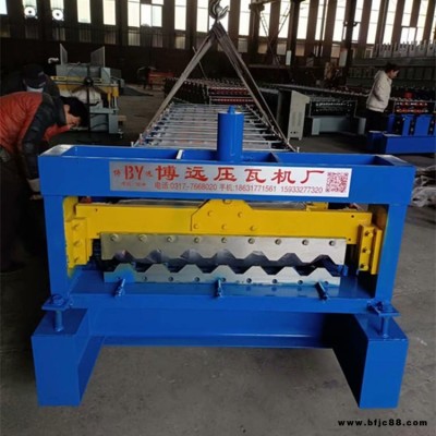 750橫掛板壓瓦機 全自動彩鋼750型壓瓦機 博遠750T型壓瓦機