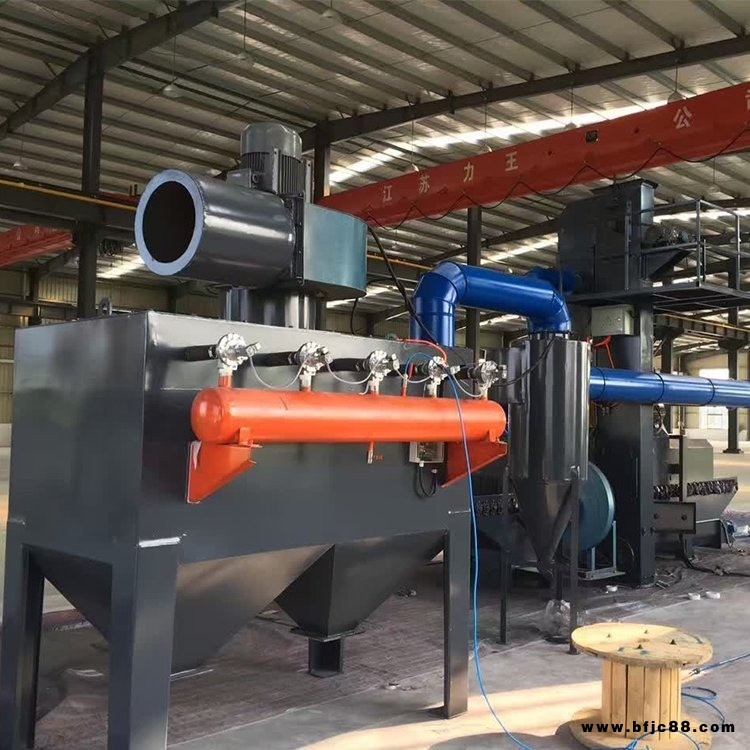 供應通過式拋丸機 鋼筋圓鋼拋丸清理機 除銹噴砂機 海潤