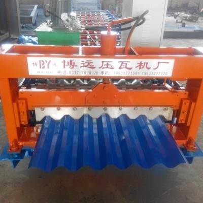長沙750型彩鋼瓦壓瓦機設備 全自動墻面橫掛板壓瓦機咨詢熱線