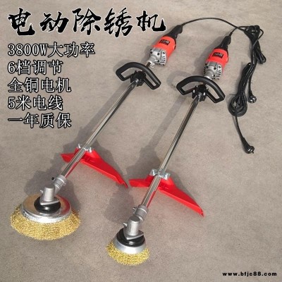 電動除銹機彩鋼瓦船用鋼絲刷工字鋼翻新鐵鋼結(jié)構(gòu)拋光水泥地打磨機
