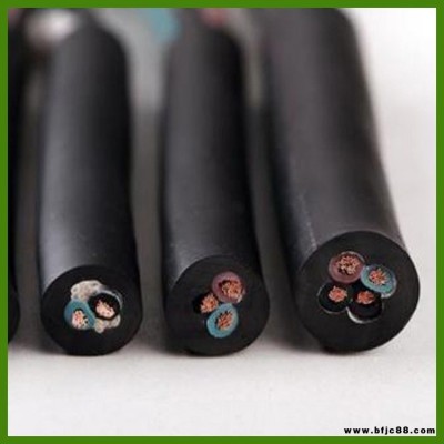 YCW橡套電纜 信泰批發 加鋼絲電纜3*6+1*4 重型橡套電纜