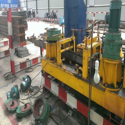 隧道拱架彎弧機 機械式工字鋼折彎機 臥式工字鋼彎圓機