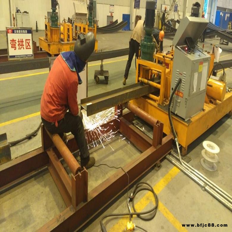 液壓數控冷彎機 小半徑工字鋼彎曲 臥式工字鋼彎圓機