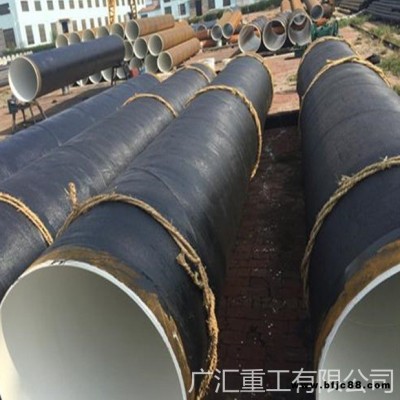 環(huán)氧煤瀝青防腐螺旋鋼管 三油兩布防腐螺旋焊管 六油兩布防腐焊接鋼管