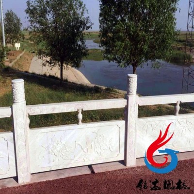 大理石公園欄桿大理石石雕欄桿護(hù)欄