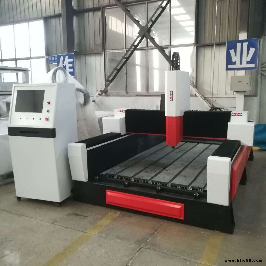 山東科耐特1325重型石材雕刻機(jī)全自動(dòng)電腦雕刻石碑墓碑立體3D雕刻大理石花崗巖石碑墓碑雕花刻字機(jī)