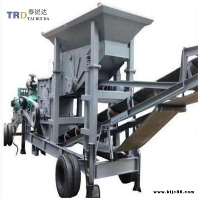 大理石粉碎機 泰銳達移動式大理石粉碎機 處理能力強