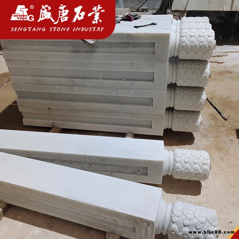 【漢白玉石欄桿】_景觀(guān)石護(hù)欄價(jià)格_漢白玉河道欄桿廠(chǎng)家