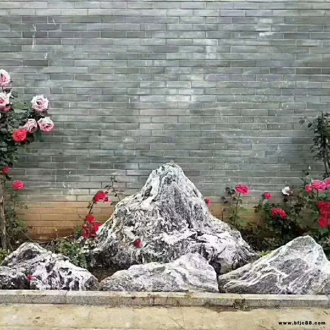 曲陽(yáng)石雕雪浪石景觀石門牌石天然大理石招牌刻字