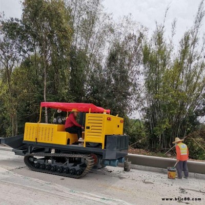 潤達全自動路緣石滑模成型機 路肩墻一次成型機 路沿石水溝滑模成型機
