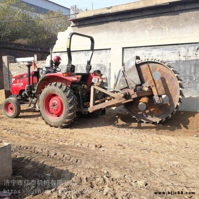 混凝土路開溝設備 工地工程挖溝機 路沿石切割開槽機