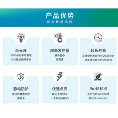 5050紅黃翠綠三色貼片led燈珠 高亮 RYG全彩 七彩SMD LED發(fā)光管