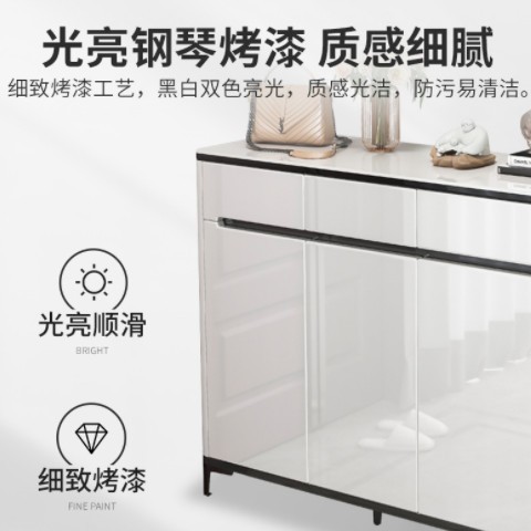 鞋柜帶門家用門口玄關(guān)一體柜入戶大容量隔斷柜輕奢陽臺收納儲物柜