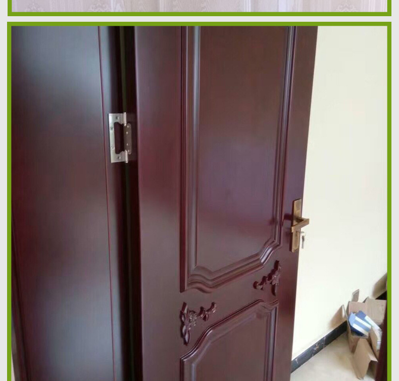 實(shí)木復(fù)合烤漆套裝門酒店賓館學(xué)校工程用門實(shí)木門原木門臥室門示例圖13