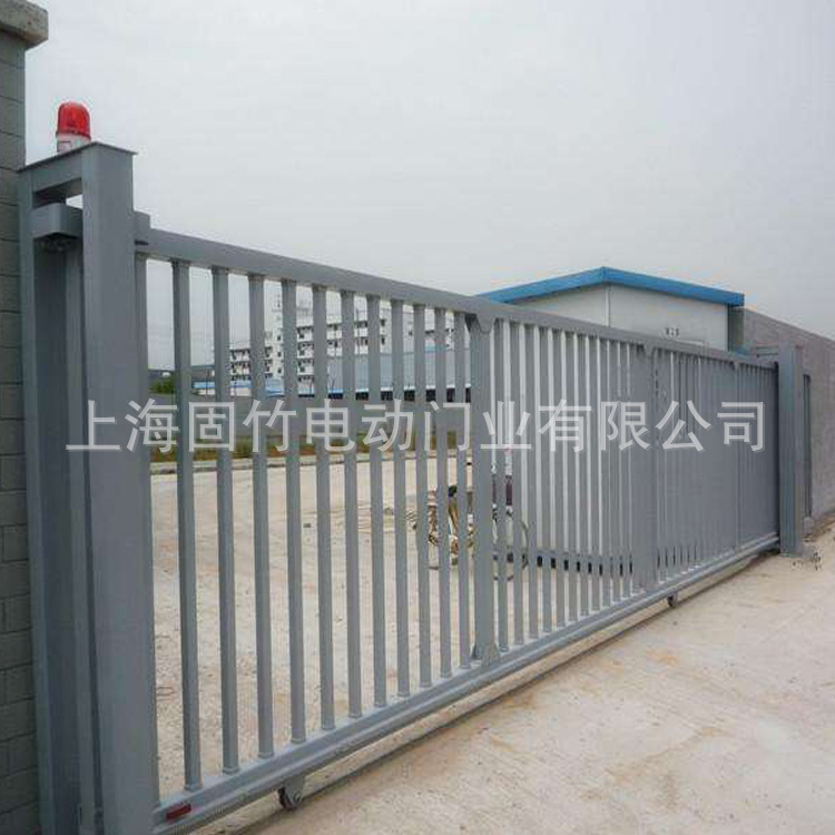 廠家定做鋁合金電動平移門 有軌自動平移門 工廠庭院防盜平移大門示例圖9