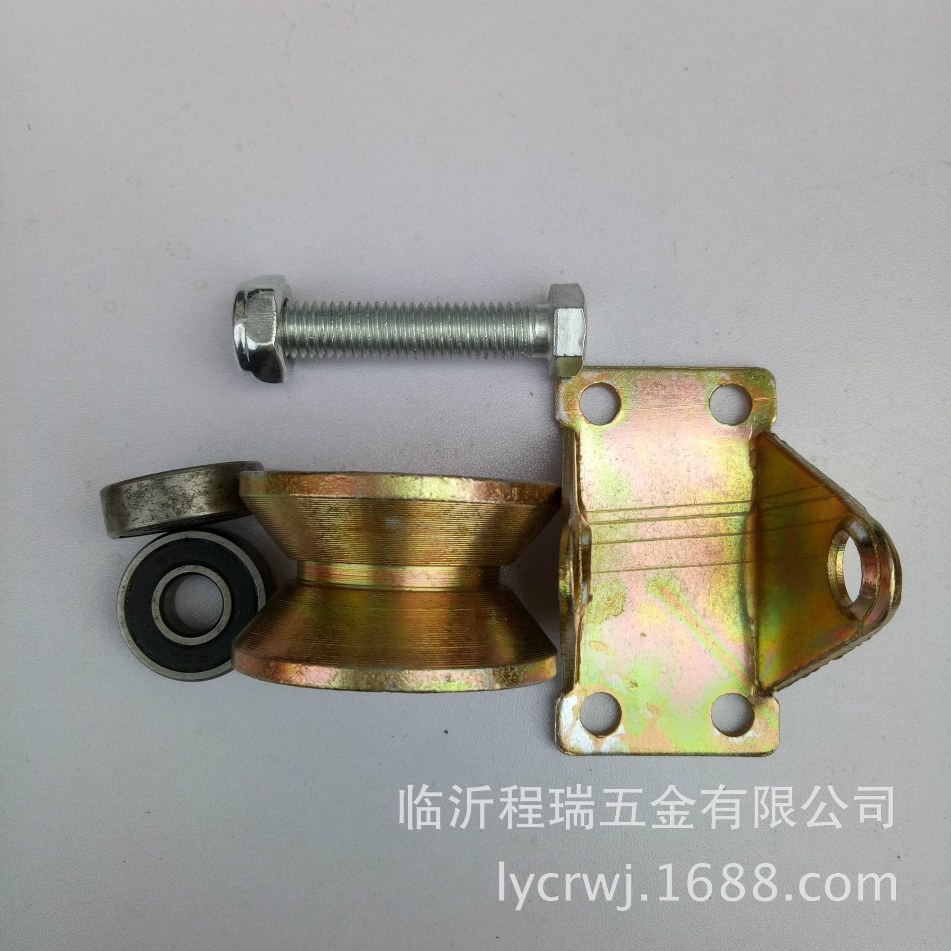 廠家直銷 新式重型彩鋼滑輪v型軌道輪 平移門彩鋼滑輪v型角鋼輪示例圖8