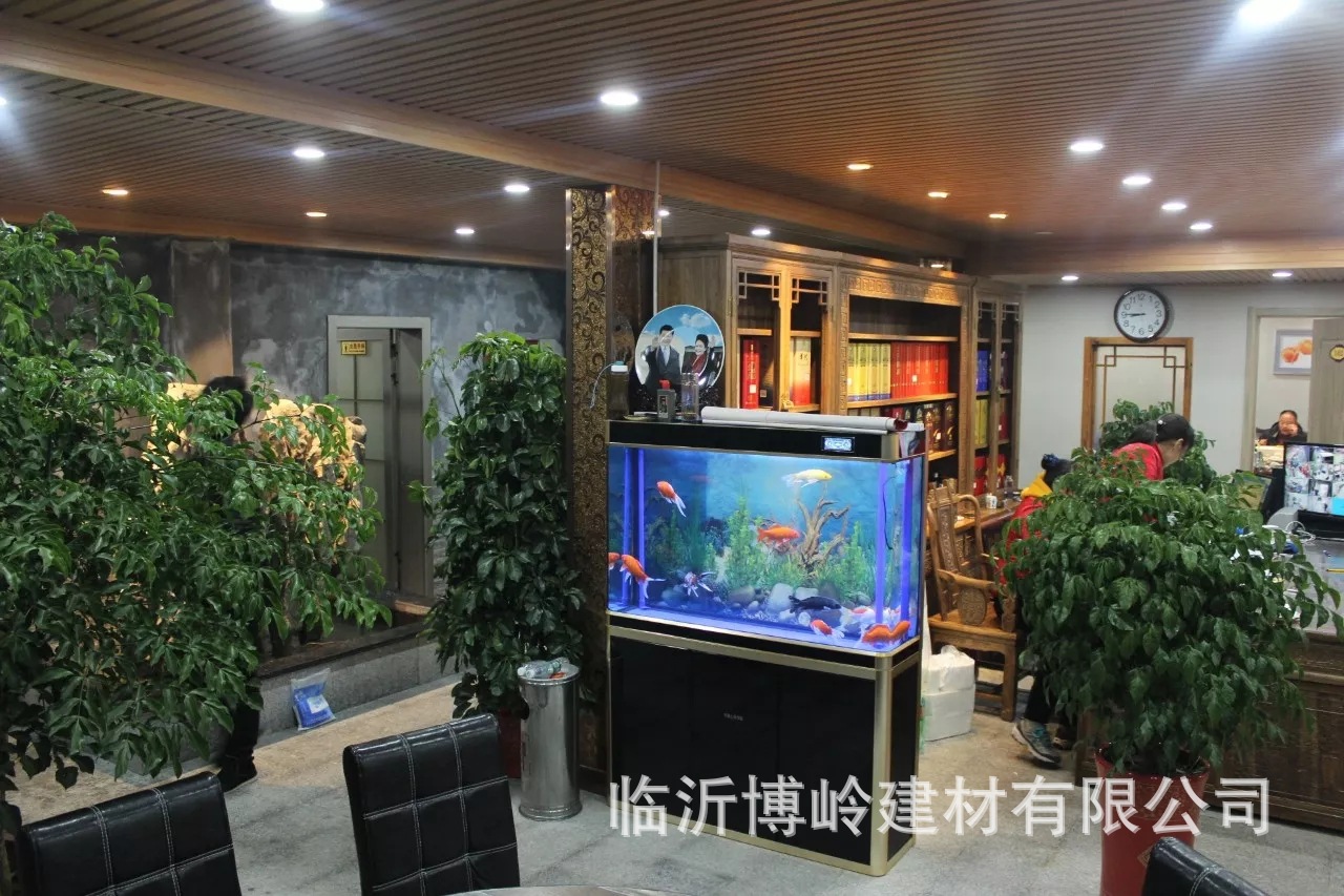 生態木墻板 150裝飾板 木紋轉印護墻板 防潮阻燃PVC木塑板 墻裙示例圖19