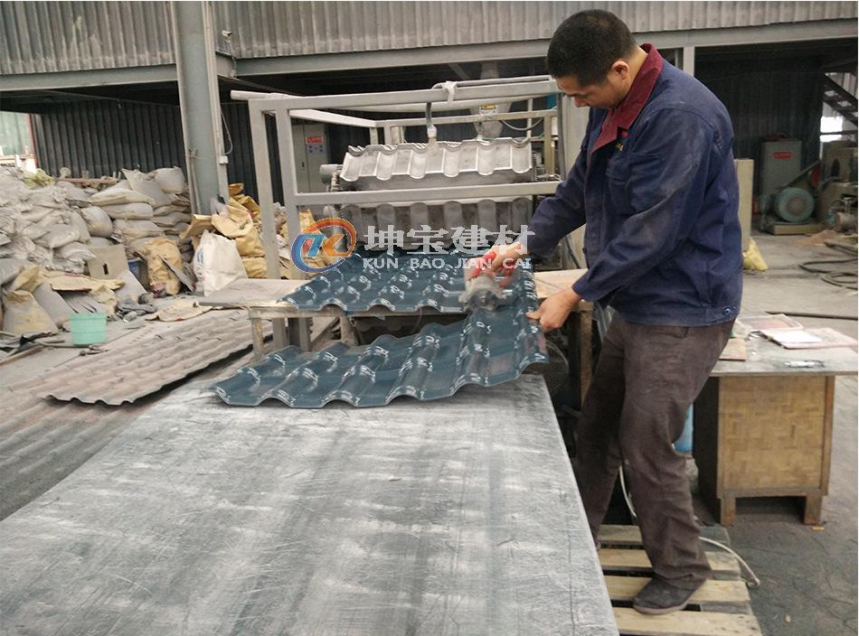 供應合成樹脂瓦價格 別墅仿古琉璃瓦 屋頂復合瓦 塑料裝飾瓦建材示例圖17