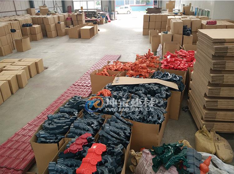 供應合成樹脂瓦價格 別墅仿古琉璃瓦 屋頂復合瓦 塑料裝飾瓦建材示例圖10