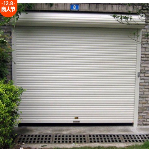 廠家供應家用遙控車庫卷簾門鋁合金卷簾門 復合型鋼質(zhì)卷簾門
