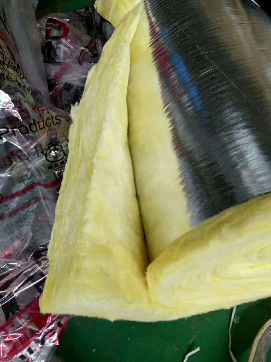 離心玻璃棉卷氈廠家 保溫隔熱 鋁箔黃色保溫棉 阻燃玻璃棉卷氈示例圖5