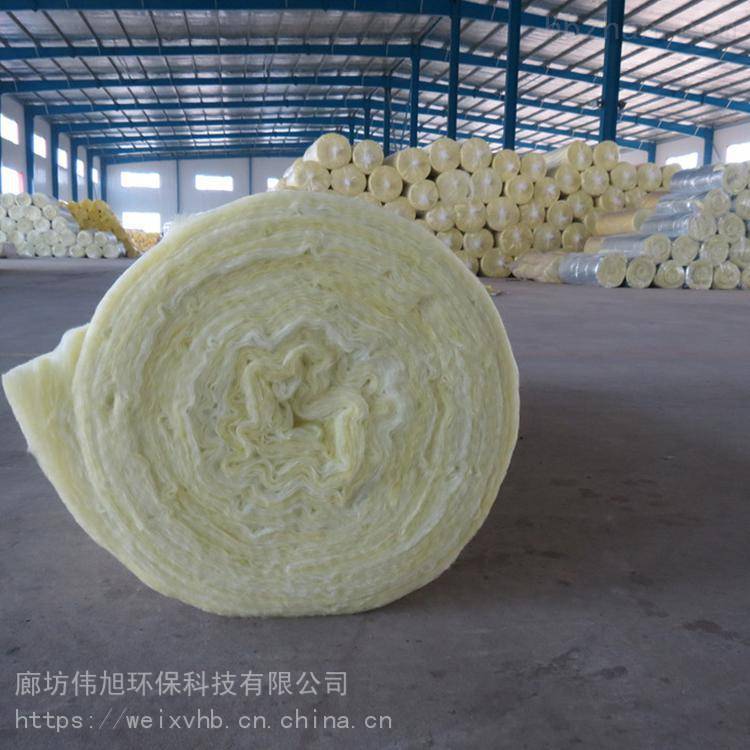 河南 鋼結構保溫材料 A級防火玻璃棉卷氈 防潮保溫棉 養殖棚保溫棉 供貨商供應
