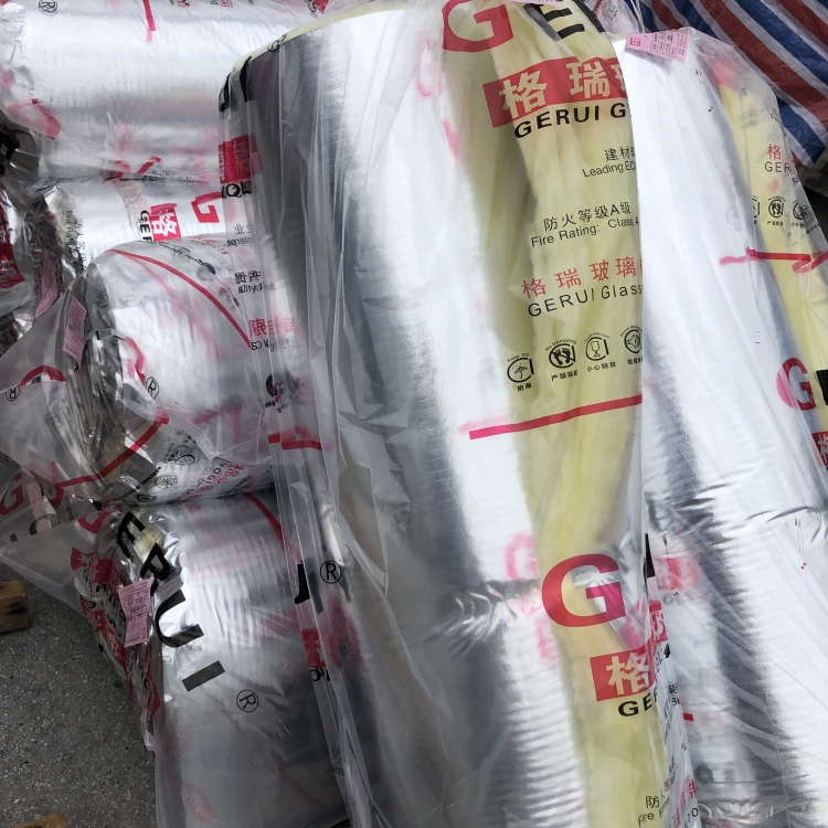 廠家 新疆 沃福 鋼結構玻璃棉氈 90mm玻璃絲保溫棉 生產廠家