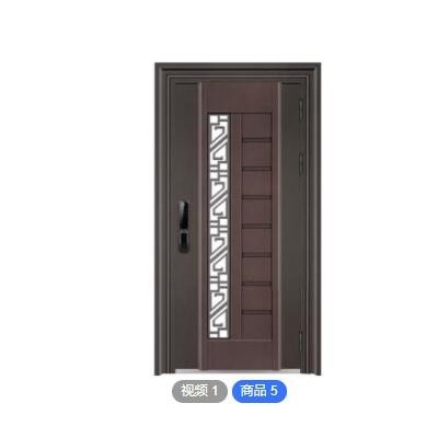 廠家訂制出租屋公寓不銹鋼門家用韓式門中門防盜入戶門平開(kāi)大門