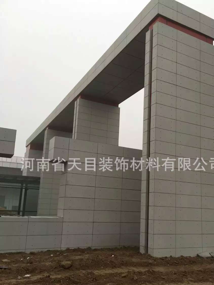 河南天目清水掛板 外墻裝飾掛板保溫系統示例圖2