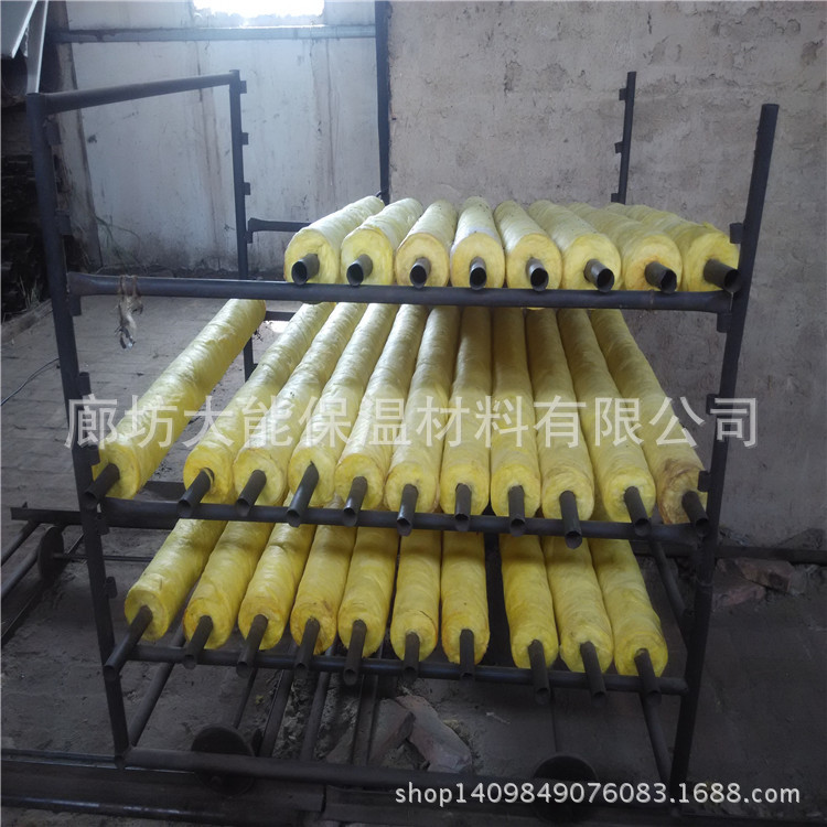 【精品】供應玻璃棉保溫管 鋁箔貼面玻璃棉保溫管 隔熱棉管示例圖8