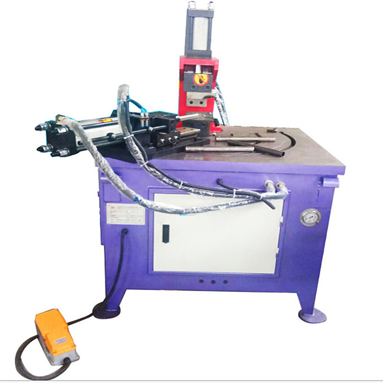 沖孔機SK-CKJ-63-7半自動液壓管材沖孔機益工云南四川槽鋼角鋼打孔機
