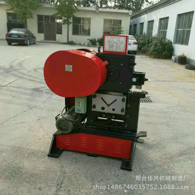 鋼型材沖剪機 多功能槽鋼剪切機 角鋼槽鋼切斷沖孔機 工地沖料機示例圖6