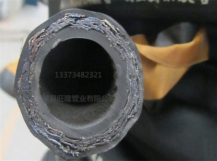 廠家直供扣押式鋼絲編織膠管 煤礦鋼絲編織液壓膠管示例圖13