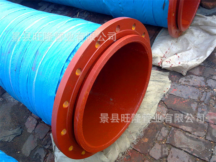 廠家直銷大口徑鋼絲骨架排吸膠管  大口徑鋼絲骨架吸排膠管示例圖2