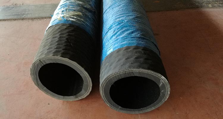 廠家直銷鋼絲骨架輸水膠管 橡膠鋼絲管 黑色鋼絲螺旋骨架膠管示例圖4