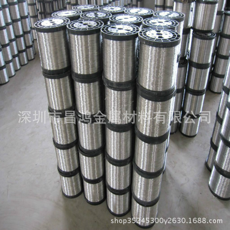 304不銹鋼鍍鎳鋼絲 碳鋼鍍鎳線 82B鍍鎳高碳彈簧鋼絲環保琴鋼鍍鎳示例圖8