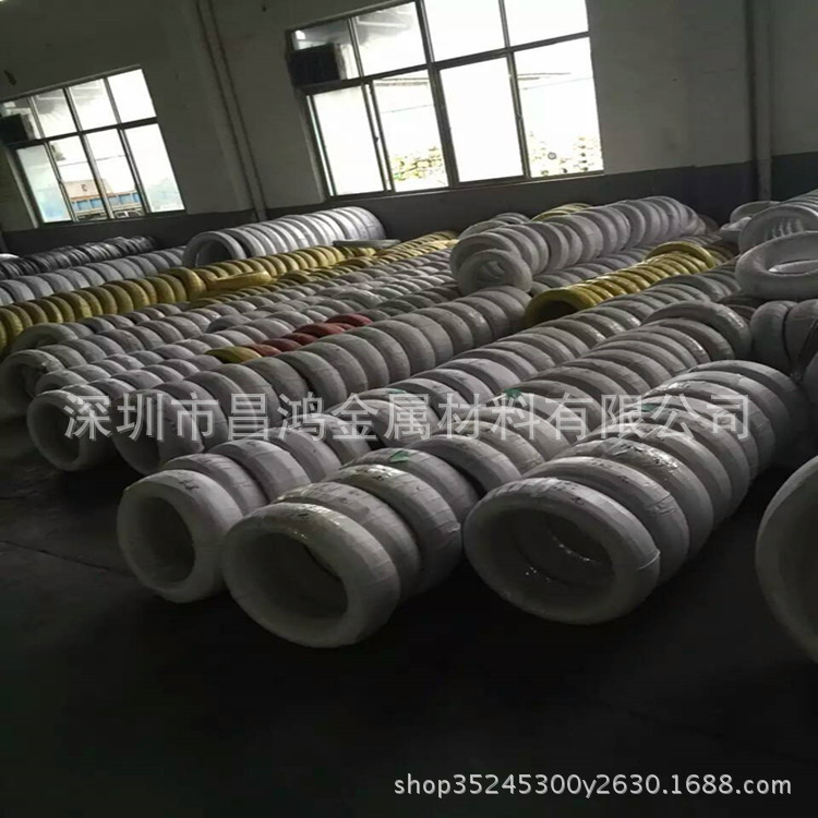 304不銹鋼鍍鎳鋼絲 碳鋼鍍鎳線 82B鍍鎳高碳彈簧鋼絲環保琴鋼鍍鎳示例圖6