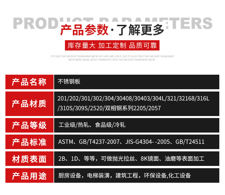 專供熱軋板304不銹鋼板 耐酸 耐高溫廠家現(xiàn)貨 規(guī)格齊全量大優(yōu)惠示例圖3