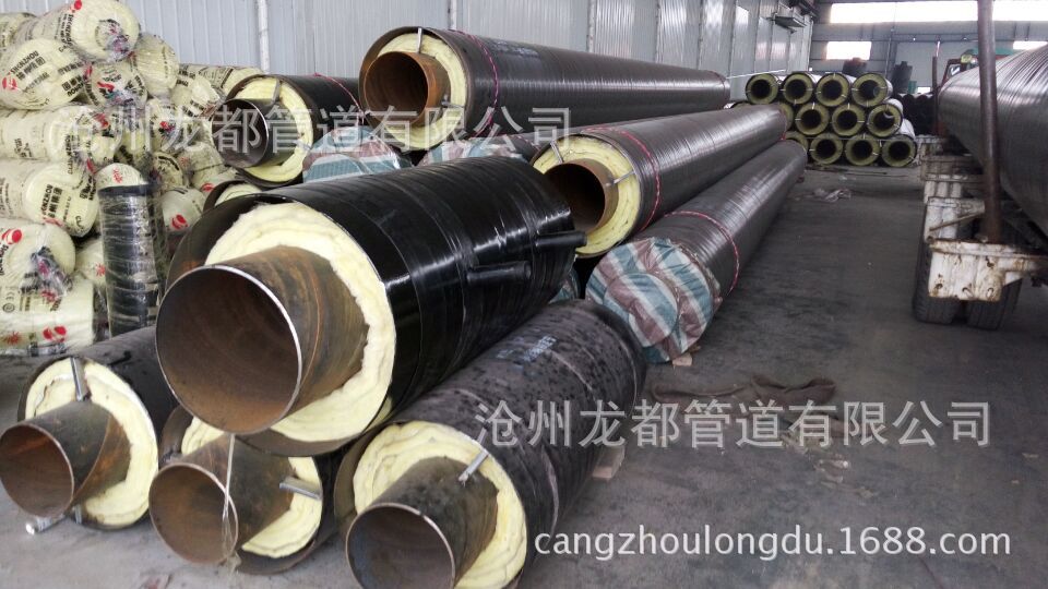 預(yù)制直埋鋼套鋼保溫鋼管        預(yù)制保溫螺旋焊接鋼管規(guī)格示例圖1
